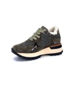 Alpe 2145 Cuir Kaki*Femme Baskets