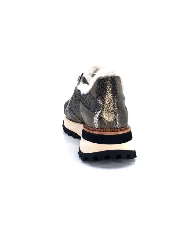 Alpe 2145 Cuir Kaki*Femme Baskets