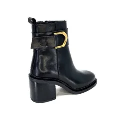 Alpe 27381705 Cuir Noir*Femme Bottines