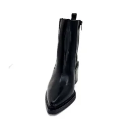 Alpe 24631705 Cuir Noir*Femme Santiags