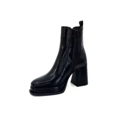 Alpe 27511705 Cuir Noir*Femme Bottines