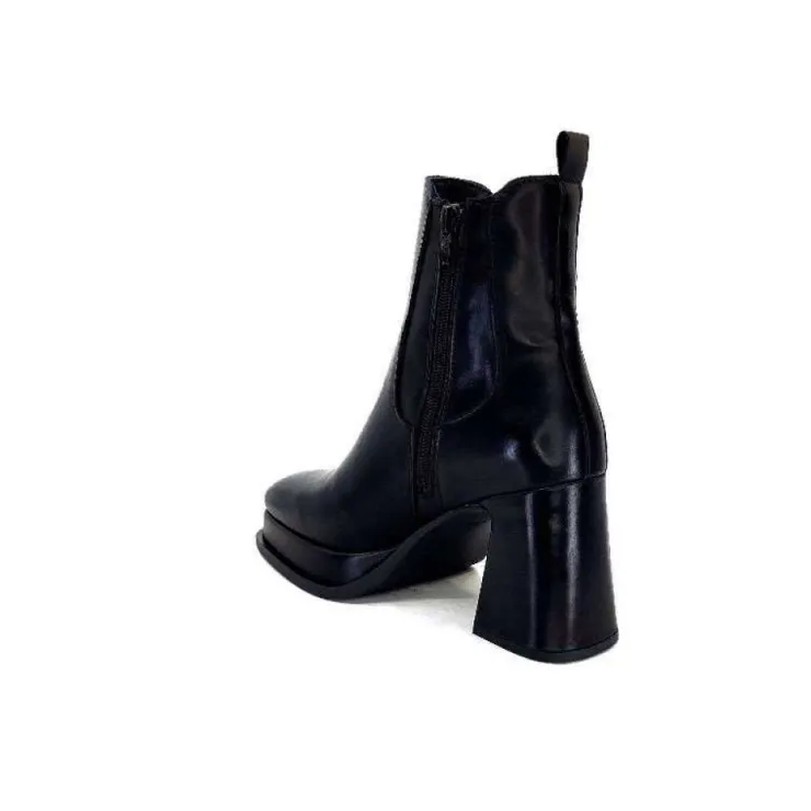 Alpe 27511705 Cuir Noir*Femme Bottines
