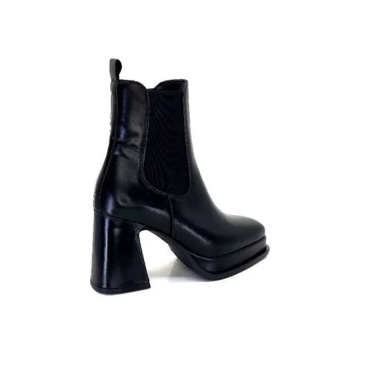 Alpe 27511705 Cuir Noir*Femme Bottines