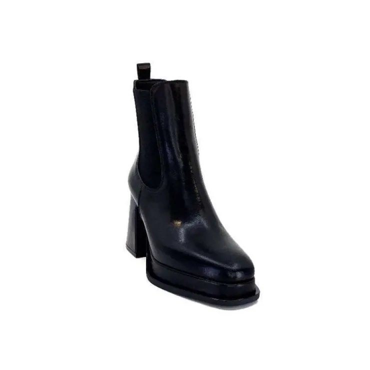 Alpe 27511705 Cuir Noir*Femme Bottines