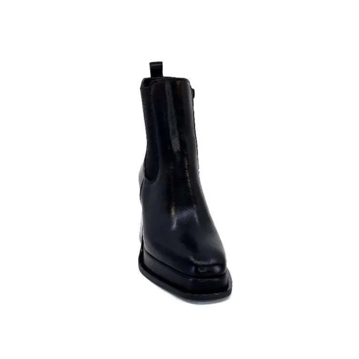 Alpe 27511705 Cuir Noir*Femme Bottines