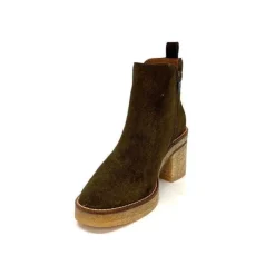 Alpe 26791140 Daim Olive*Femme Bottines