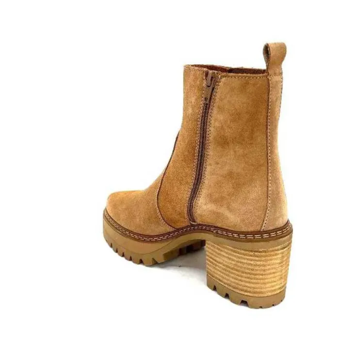 Alpe s 27161160 Daim Camel*Femme Bottines