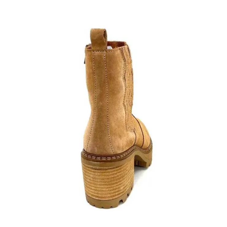 Alpe s 27161160 Daim Camel*Femme Bottines