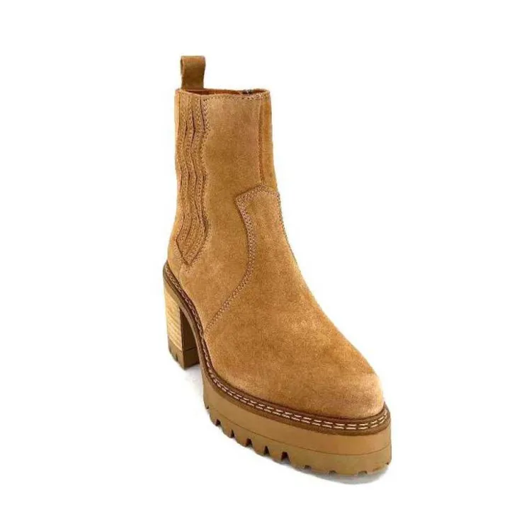 Alpe s 27161160 Daim Camel*Femme Bottines