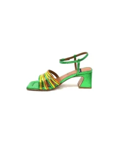 angel alarcon 23042 Cuir Metal Vert*Femme Sandales