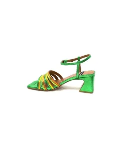 angel alarcon 23042 Cuir Metal Vert*Femme Sandales