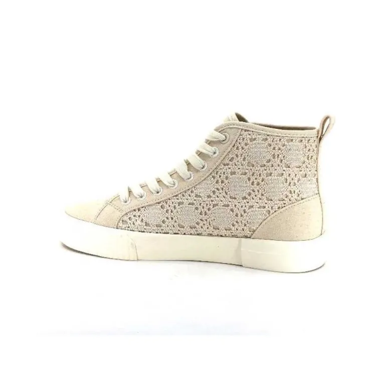 Armistice Foxy Mide Lace Textile Beige*Femme Baskets