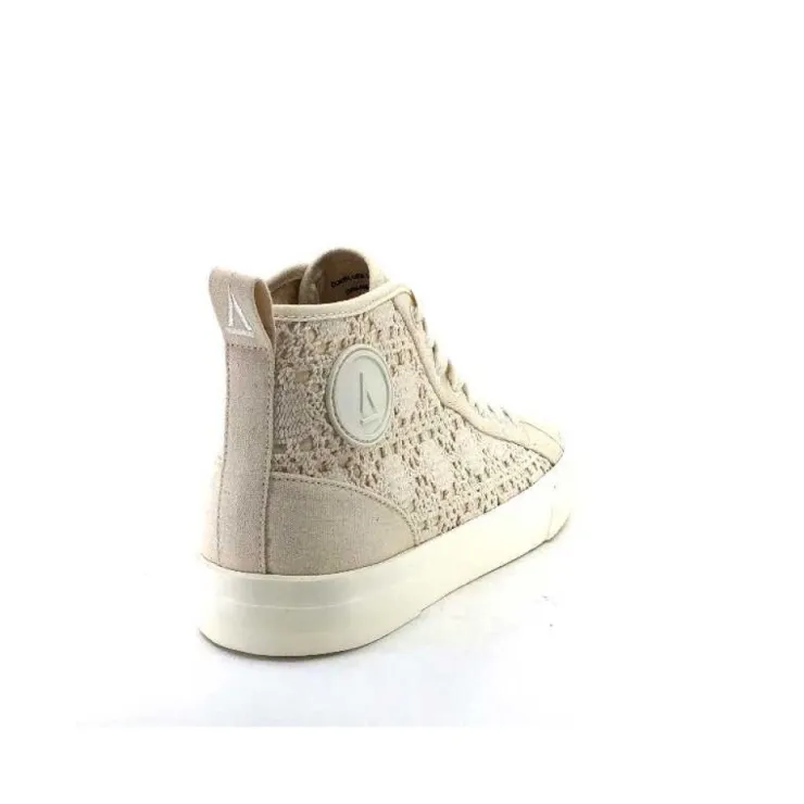 Armistice Foxy Mide Lace Textile Beige*Femme Baskets