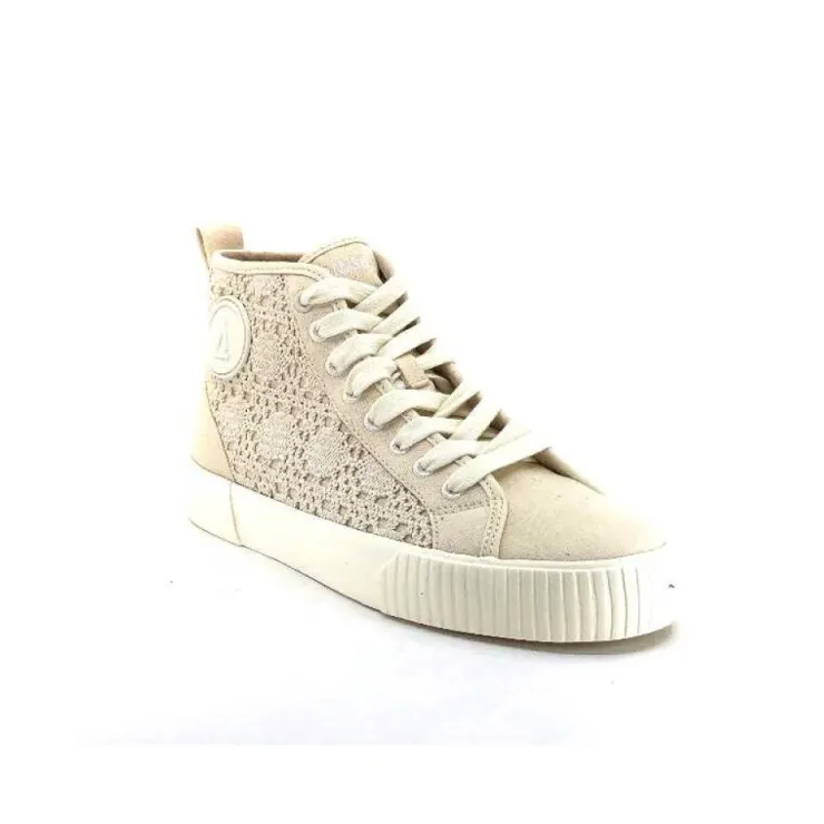 Armistice Foxy Mide Lace Textile Beige*Femme Baskets