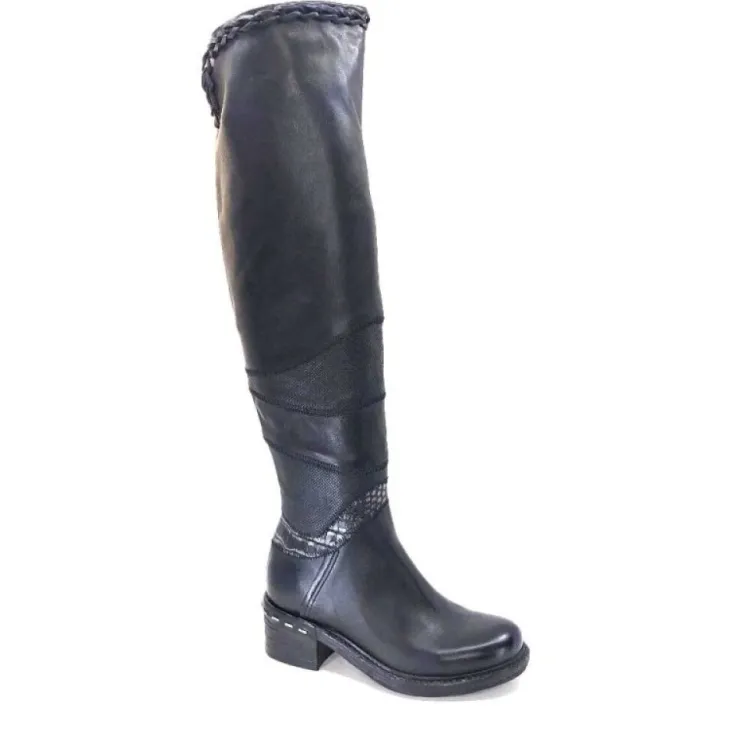 AS 98 As98 A52301 Cuir Noir*Femme Bottes