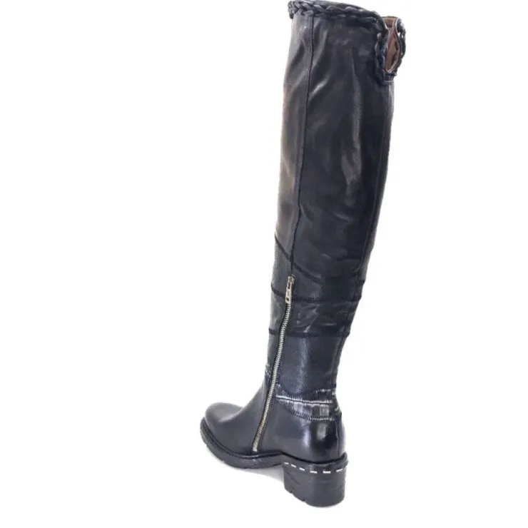 AS 98 As98 A52301 Cuir Noir*Femme Bottes