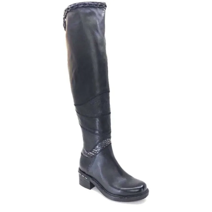 AS 98 As98 A52301 Cuir Noir*Femme Bottes