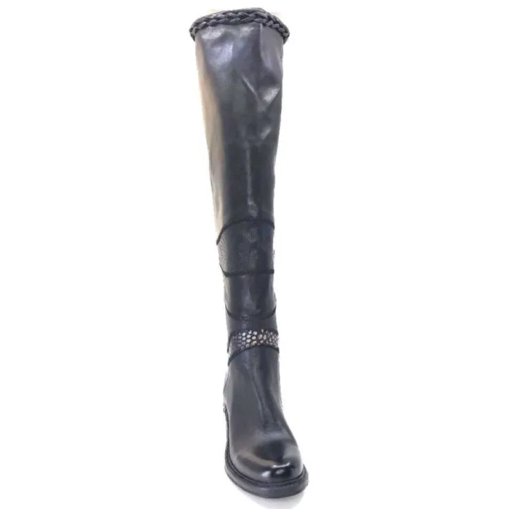 AS 98 As98 A52301 Cuir Noir*Femme Bottes