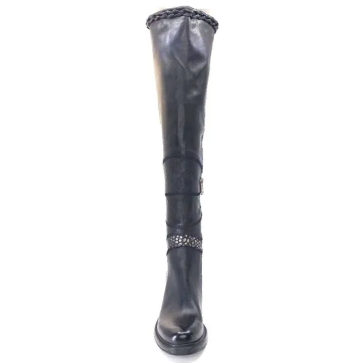 AS 98 As98 A52301 Cuir Noir*Femme Bottes