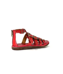 AS 98 As98 P19010 Cuir Rouge*Femme Sandales