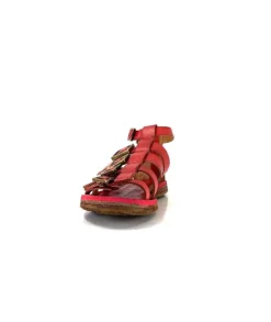 AS 98 As98 P19010 Cuir Rouge*Femme Sandales