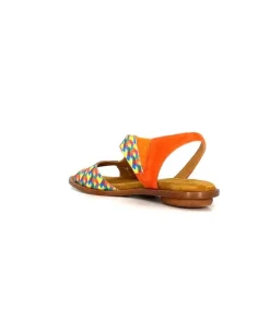 Audley 22300 Daim Textile Multicolore*Femme Sandales