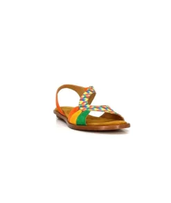 Audley 22300 Daim Textile Multicolore*Femme Sandales