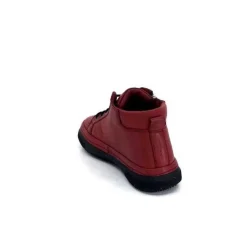 Ivoire0401a Baskets Ivoire 500-358 Cuir Bordeaux*Femme Baskets