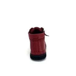 Ivoire0401a Baskets Ivoire 500-358 Cuir Bordeaux*Femme Baskets