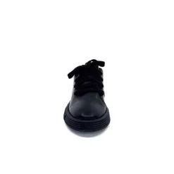 Ivoire0401a Baskets Ivoire 500-952 Cuir Noir*Femme Baskets