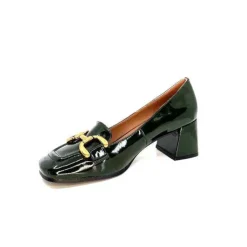 bibi lou 573 Cuir Vernis Vert*Femme Escarpins