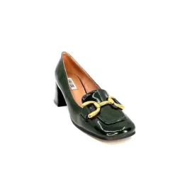 bibi lou 573 Cuir Vernis Vert*Femme Escarpins