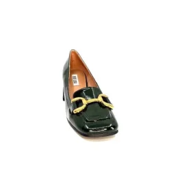 bibi lou 573 Cuir Vernis Vert*Femme Escarpins