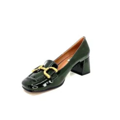 bibi lou 573 Cuir Vernis Vert*Femme Escarpins