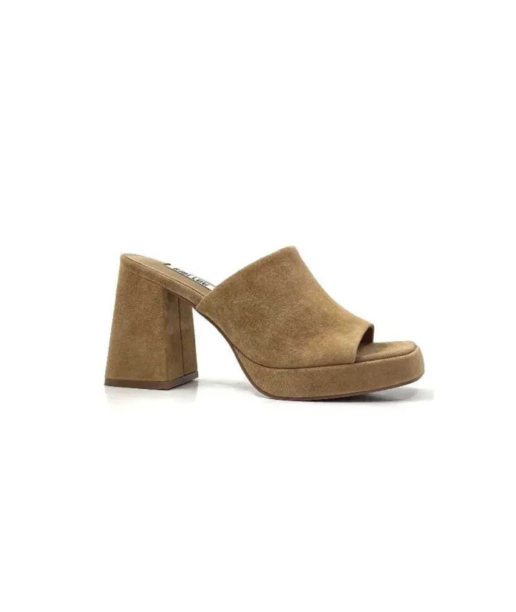 bibi lou 621 Daim Camel*Femme Mules