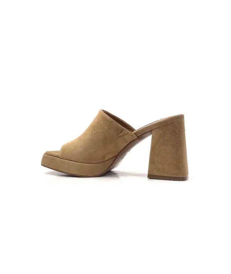 bibi lou 621 Daim Camel*Femme Mules