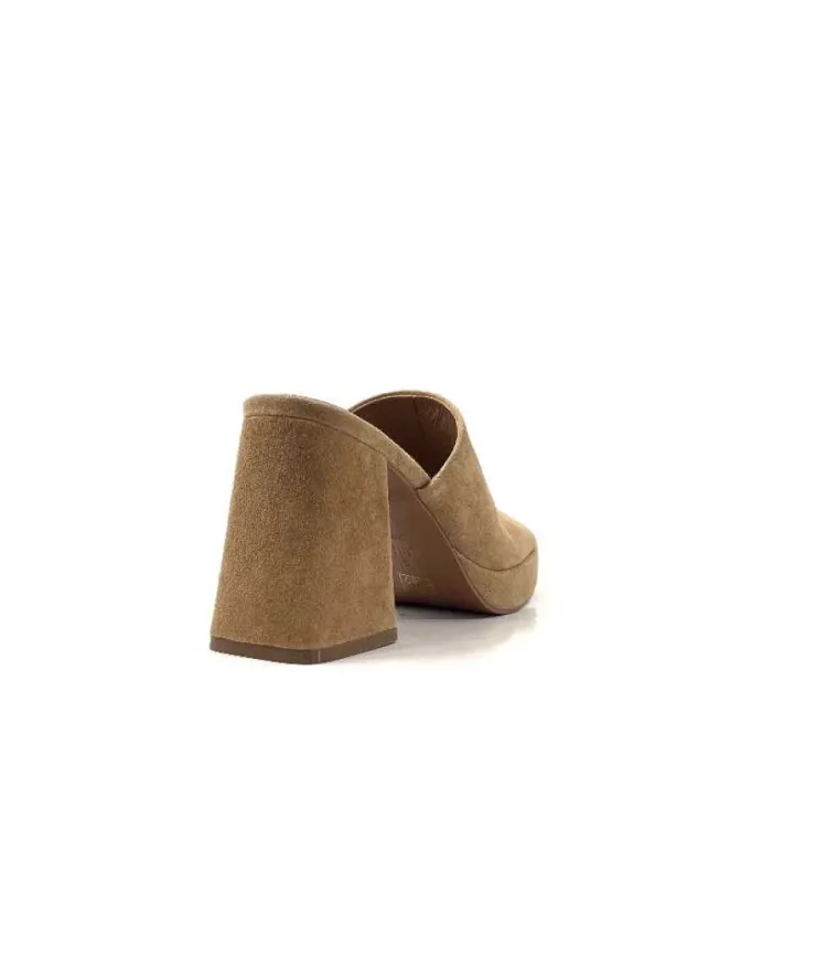 bibi lou 621 Daim Camel*Femme Mules