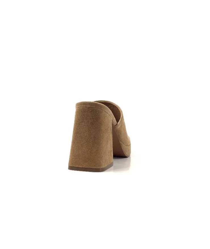 bibi lou 621 Daim Camel*Femme Mules