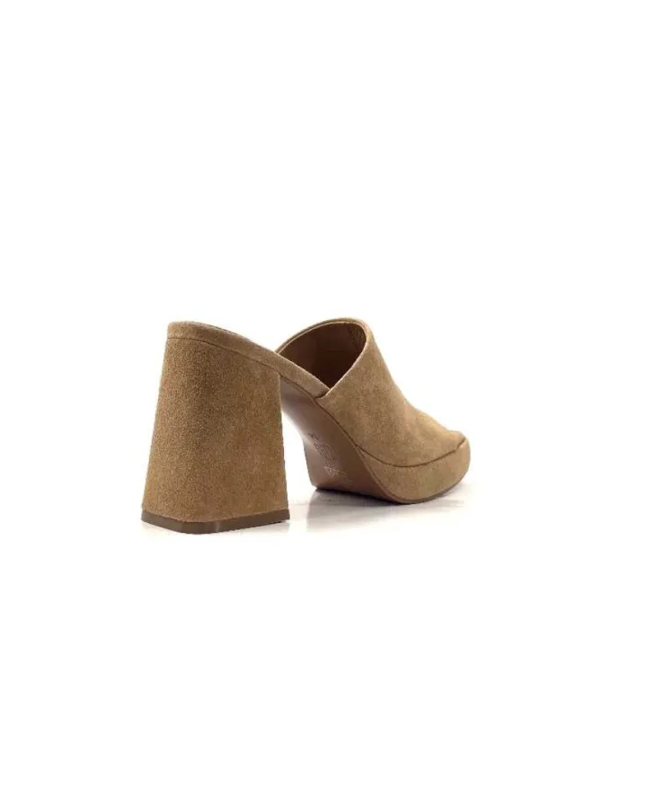 bibi lou 621 Daim Camel*Femme Mules