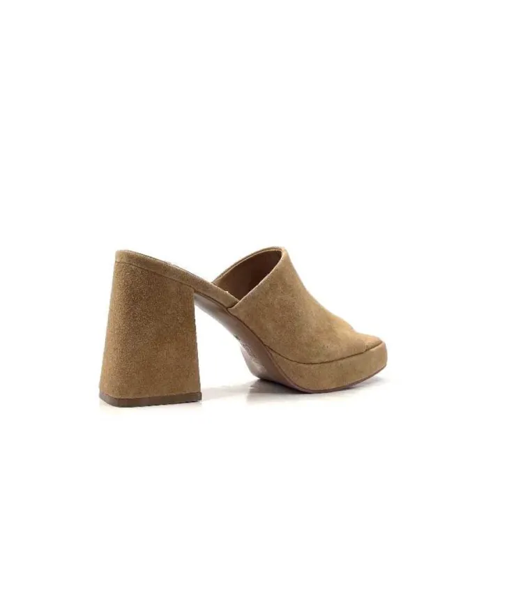 bibi lou 621 Daim Camel*Femme Mules