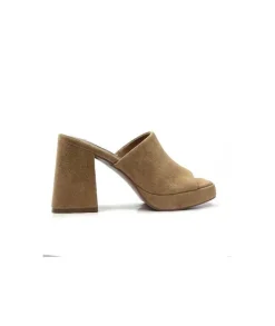 bibi lou 621 Daim Camel*Femme Mules