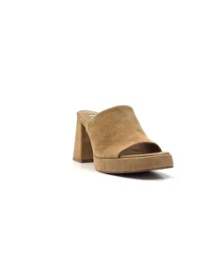 bibi lou 621 Daim Camel*Femme Mules