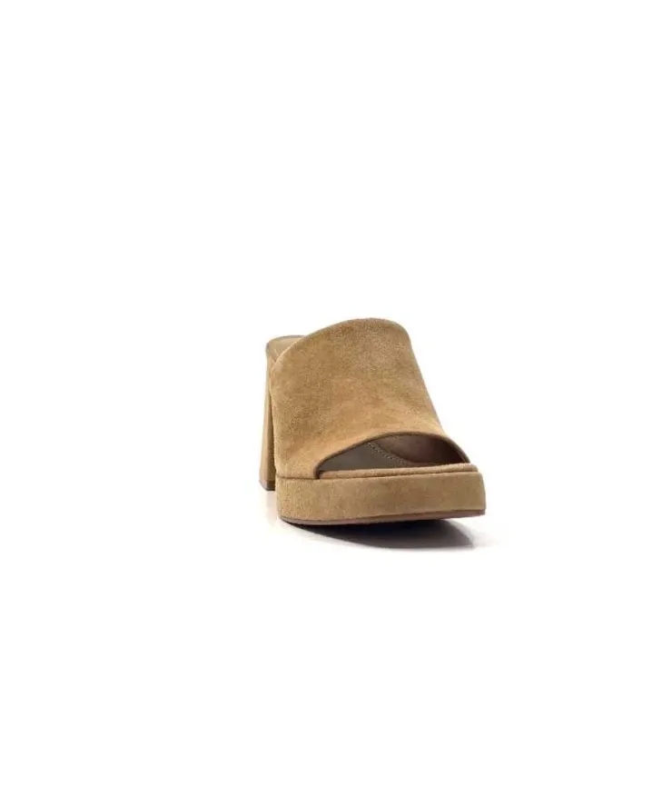 bibi lou 621 Daim Camel*Femme Mules