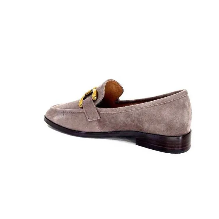 bibi lou 572 Daim Gris*Femme Mocassins