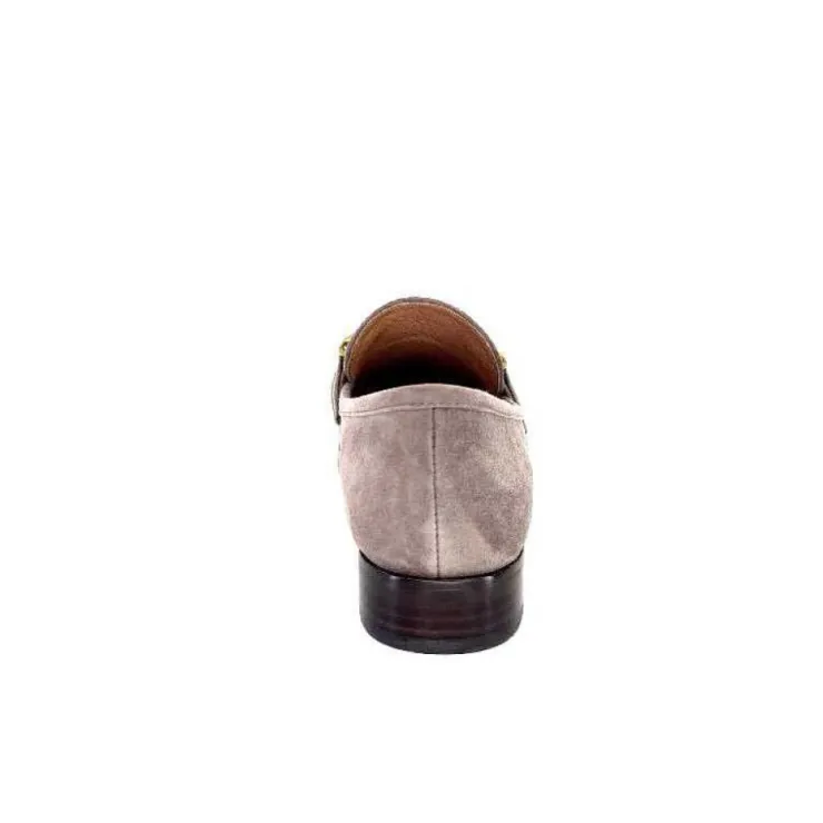 bibi lou 572 Daim Gris*Femme Mocassins
