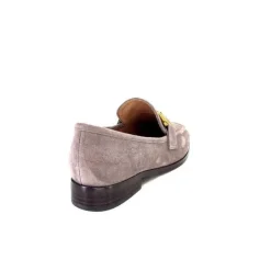 bibi lou 572 Daim Gris*Femme Mocassins
