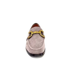 bibi lou 572 Daim Gris*Femme Mocassins