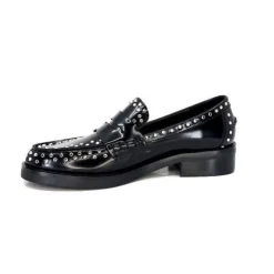 bibi lou 755 Z 16 Vk Cuir Noir*Femme Mocassins