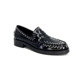 bibi lou 755 Z 16 Vk Cuir Noir*Femme Mocassins