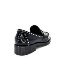 bibi lou 755 Z 16 Vk Cuir Noir*Femme Mocassins